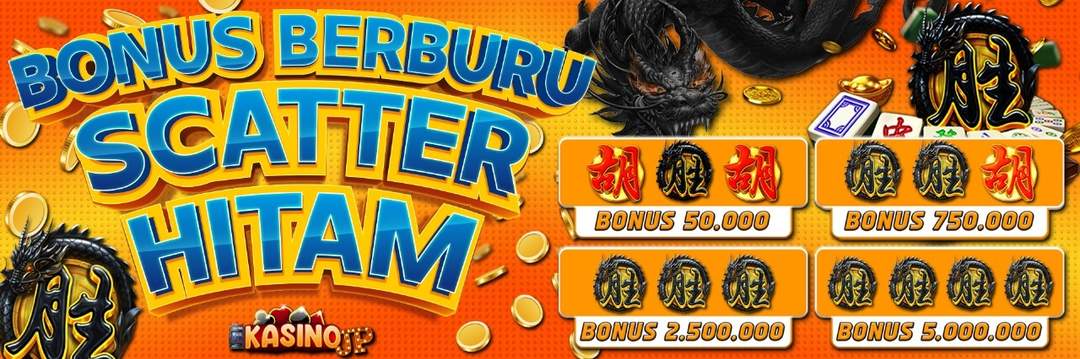 BONUS BERBURU SCATTER HITAM